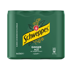 Schweppes ginger ale blik (24x 33 cl)