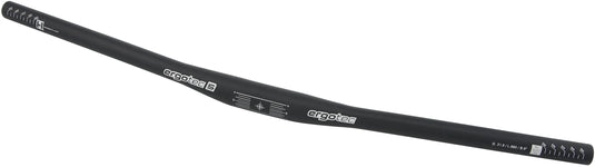 Ergotec stuur flat bar 31,8x680 mm - zwart