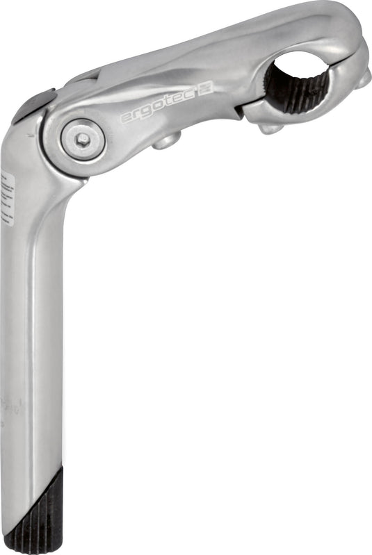 Ergotec stuurpen kobra vario stem cobra 25,4mm 110 180mm silver alu