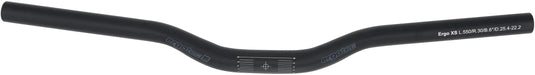 Ergotec stuur atb xs 25,4 550mm 6° mat zwart