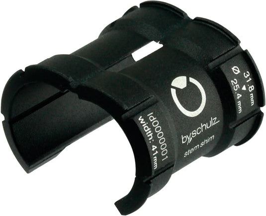 By,schulz vulbus stuurbocht 25,4-31,8mm 41mm zwart