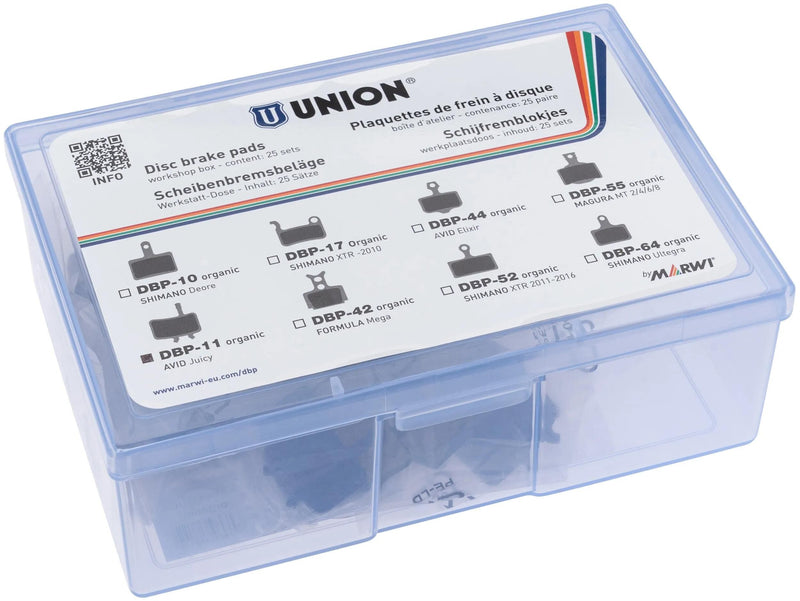 Load image into Gallery viewer, Union schijfremblokset dbp-26e e-bike organisch kevlar (25pr)

