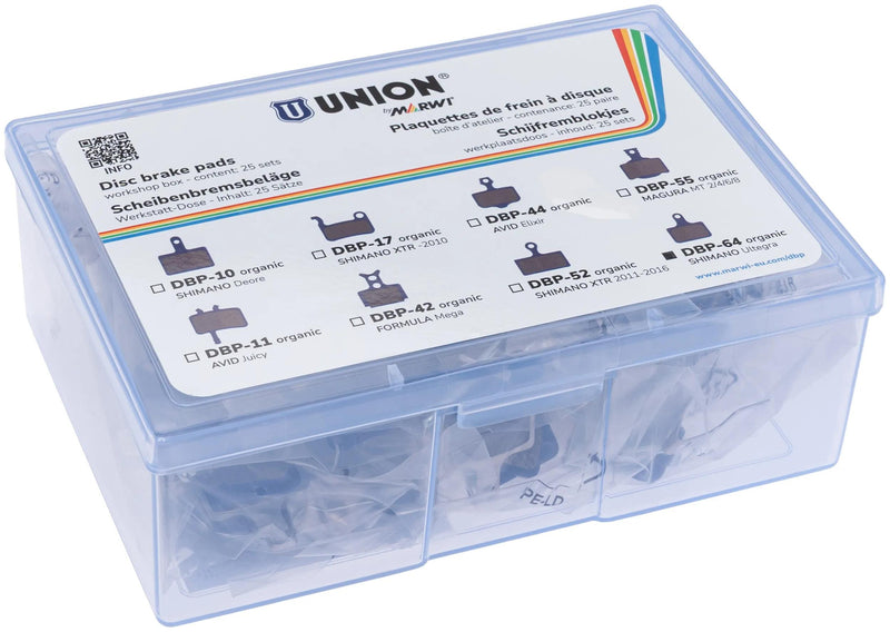 Load image into Gallery viewer, Union schijfremblokset dbp-65e e-bike organisch kevlar (25pr)
