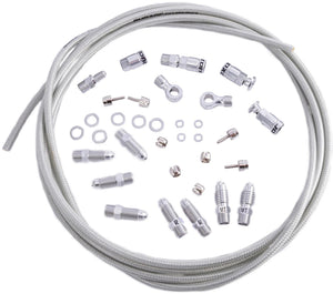 Quaxar remslang kit sherman br. line kit sherman silver 3000mm