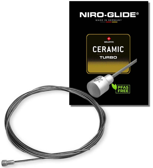 Niro-glide bremsinnenzug turbo niro glide ceramic turbo brake cables, pear nipple