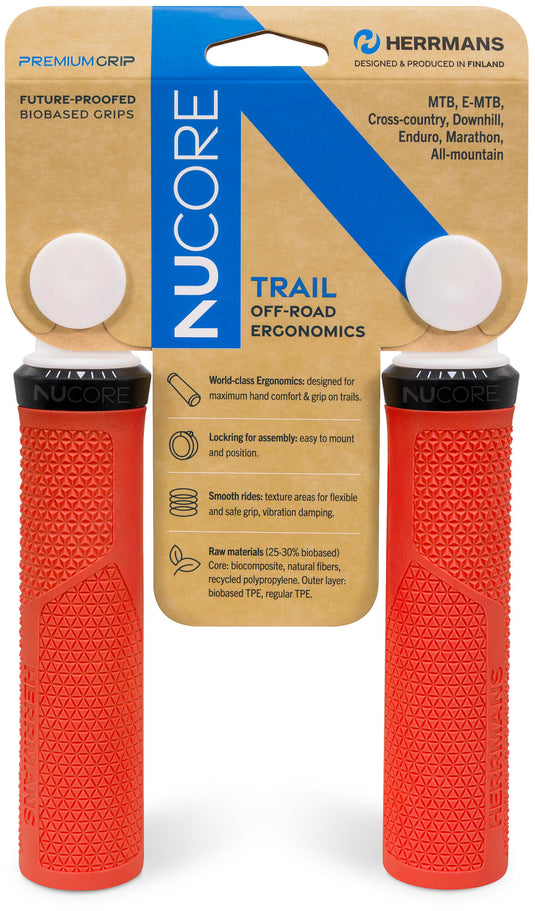 Herrmans handvat nucore trail grip herrman.nucore trail 130mm peak lava