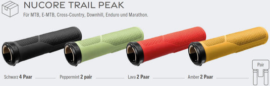 Herrmans handvat nucore trail grips trail peak starter package