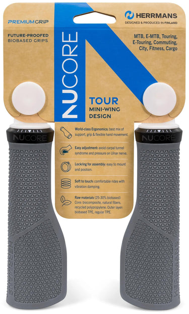 Herrmans handvat nucore tour grip herramns nucore tour 130mm peak grey