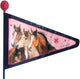 Bike fashion veiligheidsvlag safety flag 2-split pferdefreunde