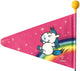 Bike fashion sicherheitswimpel safety flag einhorn