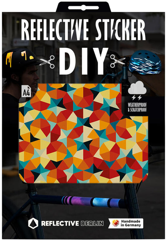 Reflective berlin reflex-sticker diy reflective sticker diy sh sticker kites darts gray