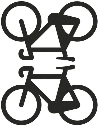 Reflective berlin reflex-sticker decals refl.strip refl.berlin decals bike black