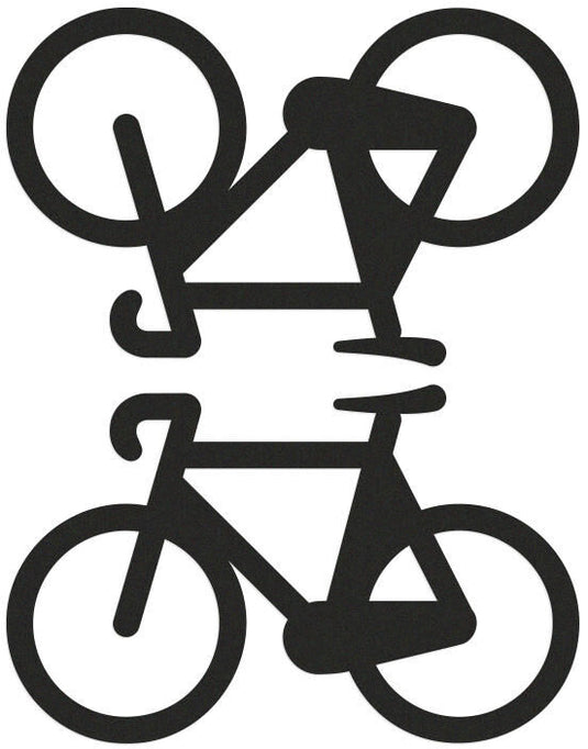 Reflective berlin reflex-sticker decals refl.strip refl.berlin decals bike black