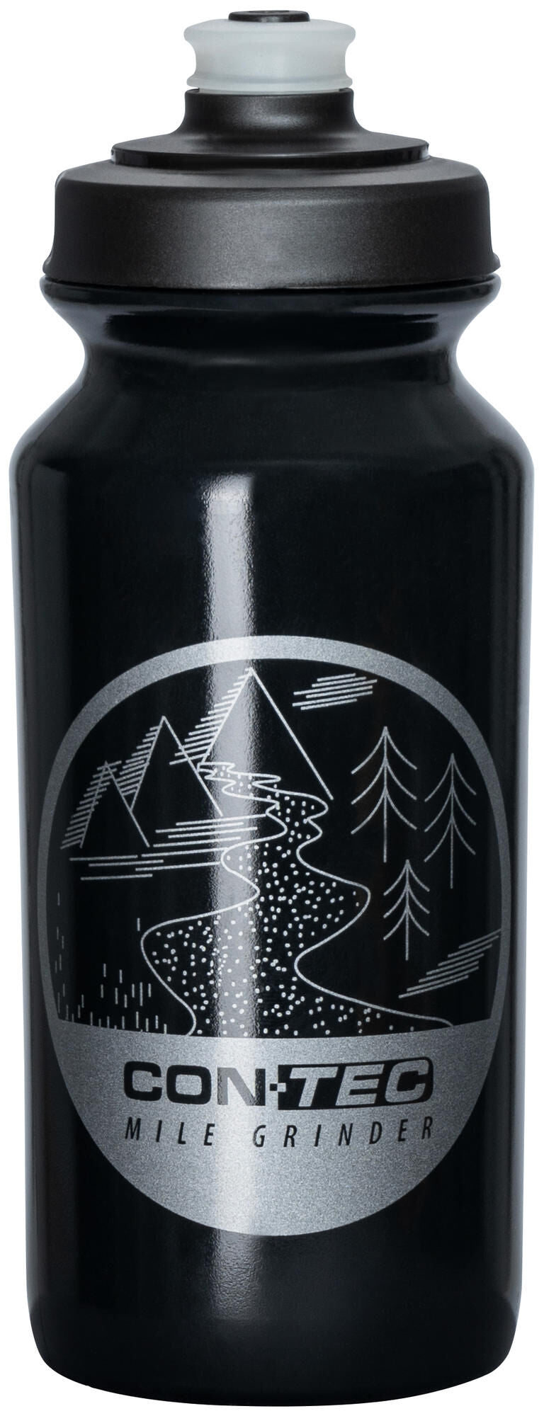 Load image into Gallery viewer, Contec bidon rivers evo mile grinder ct bottle rivers eco mile grinder 500ml black grey
