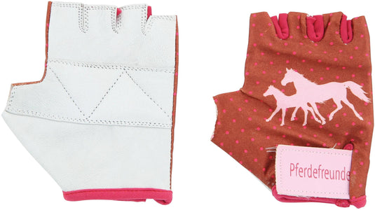 Bike fashion kinderhandschuh pferdefreunde kids gloves horsesfriends size 3