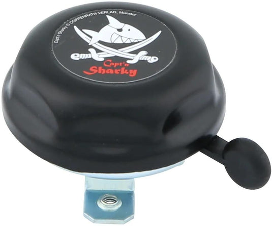 Bike fashion kinderglocke bell capt'n sharky black