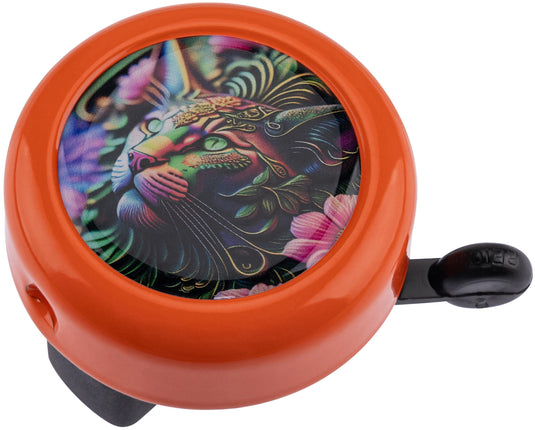 Reich fietsbel colour cat rich motif bell color cat racing orange