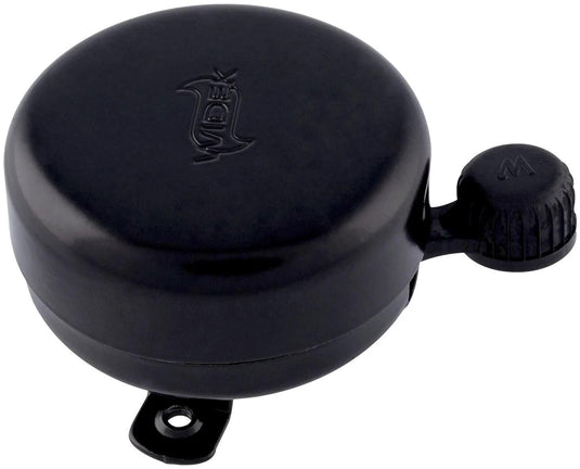 fietsbel 55 mm staal zwart