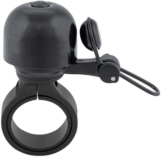 Contec fietsbel diamond bing ct mini bell diamond bing, black, 22.2 mm