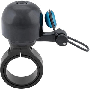 Contec fietsbel diamond bing ct mini bell diamond bing, black blue, 22.2 mm