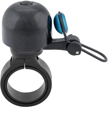 Contec fietsbel diamond bing ct mini bell diamond bing, black blue, 22.2 mm