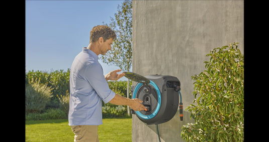 Gardena wandslangenbox powerroll xl p4a set