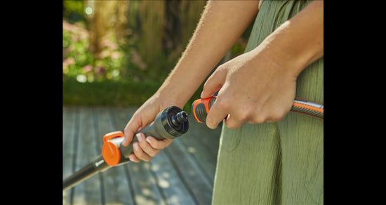 Load image into Gallery viewer, Gardena cleansystem wasset met steel hard
