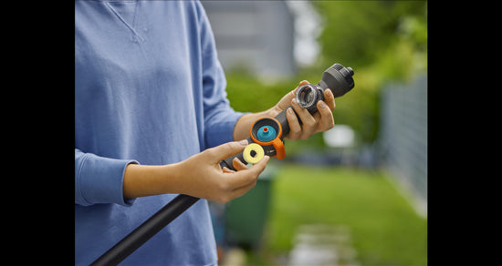 Load image into Gallery viewer, Gardena cleansystem wasset met steel hard
