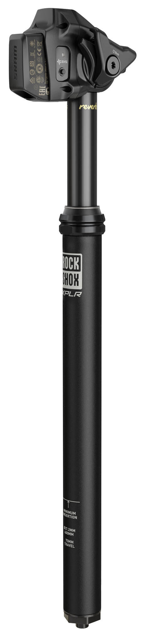 Load image into Gallery viewer, Rockshox vario-zadelpen reverb axs xplr seat post rs reverb axs xplr 27.2 75 mm 400
