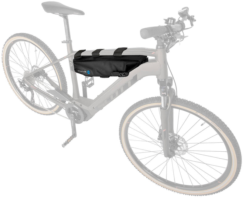 Load image into Gallery viewer, M-Wave Fietsaccuhoes Rough Ride B 59 x 13 cm polyester zwart
