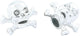Contec ventiel-stofkapje valve.caps ct valve caps skull+bones chrome