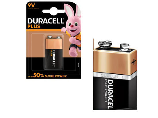 Load image into Gallery viewer, Duracell plus alkaline 100% 9v 6lr61 per stuk
