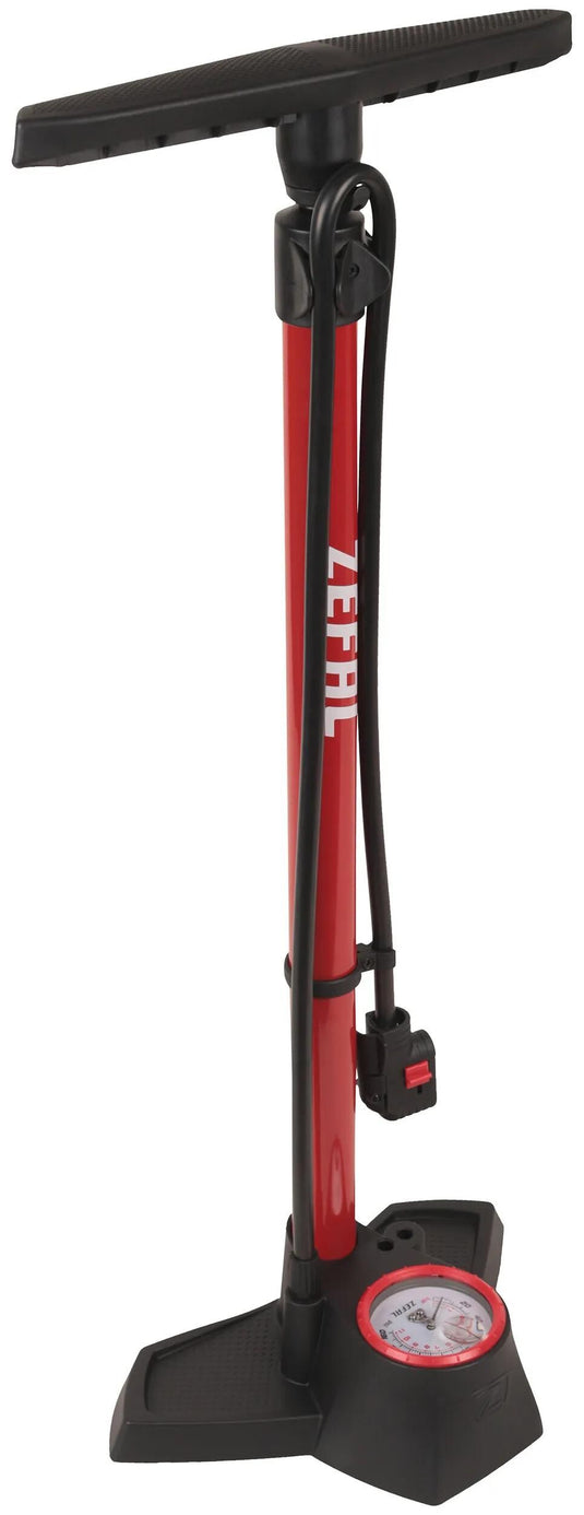 Zéfal standpumpe profil max fp30 floor pump profil max fp 30 black red