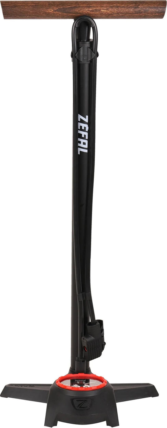 Zéfal standpumpe profil max fp60 floor pump profil max fp 60 black red