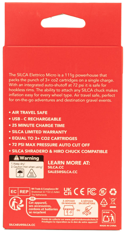 Silca minipomp accu-voeding elettrico micro mini pumps elettric micro