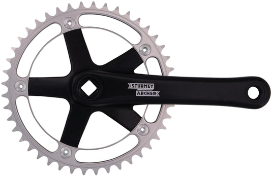 Sturmey archer crankstel fct 64 single crank sets 44 z. 170 mm black