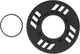 Miranda kettenschutzscheibe chain guard ring w.o-ring,black