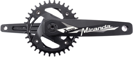 Miranda crankstel modular mrtb chainflow 3d crankset mod.mrtb chainflow 3d 34t