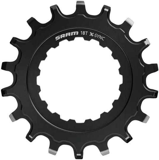 Sram motorritzel sprocket f.bosch 18t.,steel,black