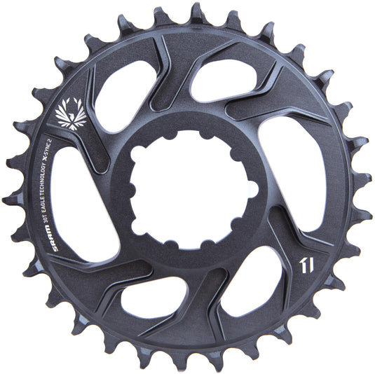 Sram kettenblatt x-sync2 sl chain ring x-sync2 sl 30t. alu lunar grey