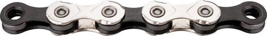 Kmc kette x11 chain x11 118 links silver black