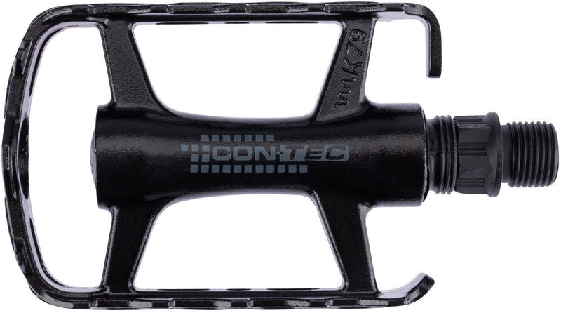 Load image into Gallery viewer, Contec pedaal blacktop ct pedals blacktop mtb atb alu black silver
