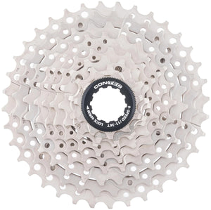 Contec cassette grad ct cassette grad 11-36t 9sp sil. black