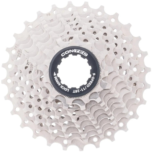 Contec cassette grad ct cassette grad 11-28t 9sp sil. black