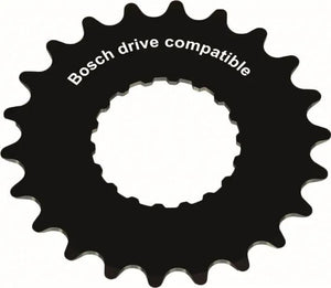 Stronglight motortandwiel mot.sprocket 22t.,black