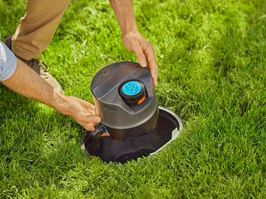 Gardena sproeier aquaprecise ondergronds