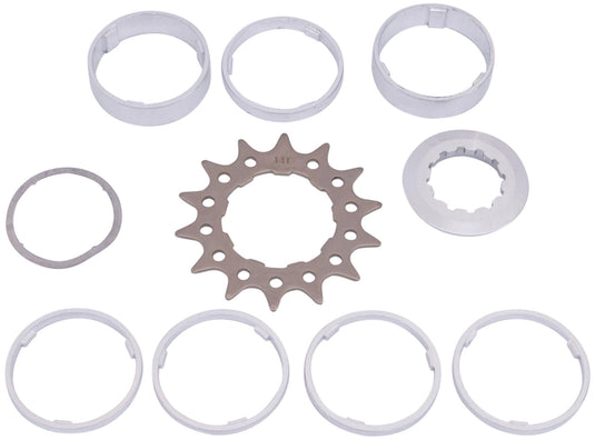 Point steek-tandwiel sprocket w.spacer set 14t