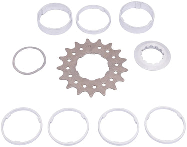 Point steek-tandwiel sprocket w.spacer set 17t