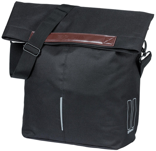 Basil tas city shopper zwart | mik hooks | 16l