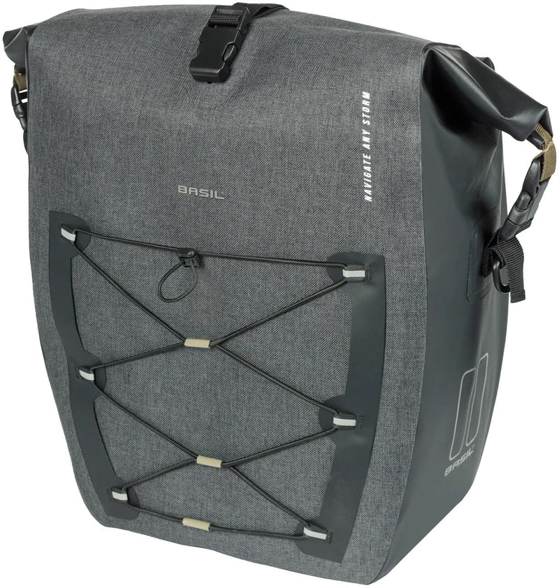 Load image into Gallery viewer, Basil enkele tas navigator storm l mik 25-31l 15 x 27 x 41 cm - zwart
